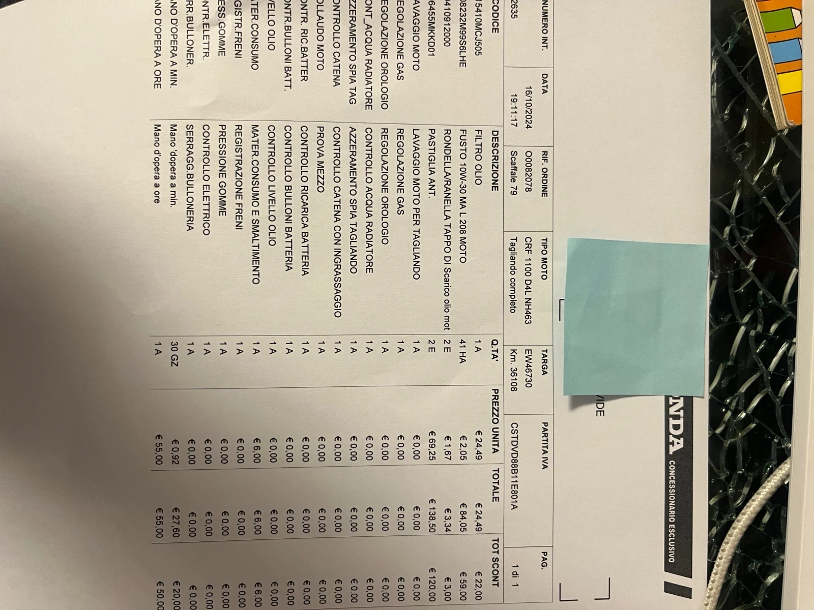 Honda Crf AricaTwin 1100 DTC  ABS TC Service book  | Mobile.bg � ����������� 17