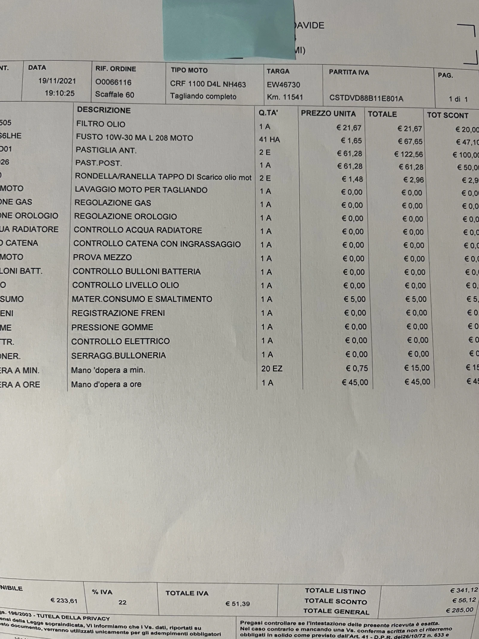 Honda Crf AricaTwin 1100 DTC  ABS TC Service book  | Mobile.bg � ����������� 12