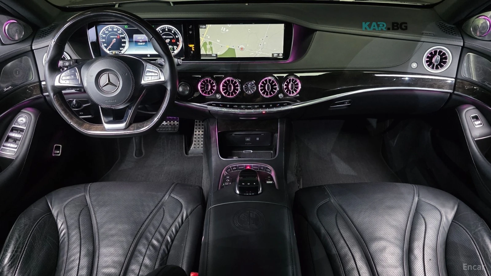 Mercedes-Benz S 63 AMG 4MATIC* ����* �������* ������* BURMASTER* PANO* 36 | Mobile.bg � ����������� 6
