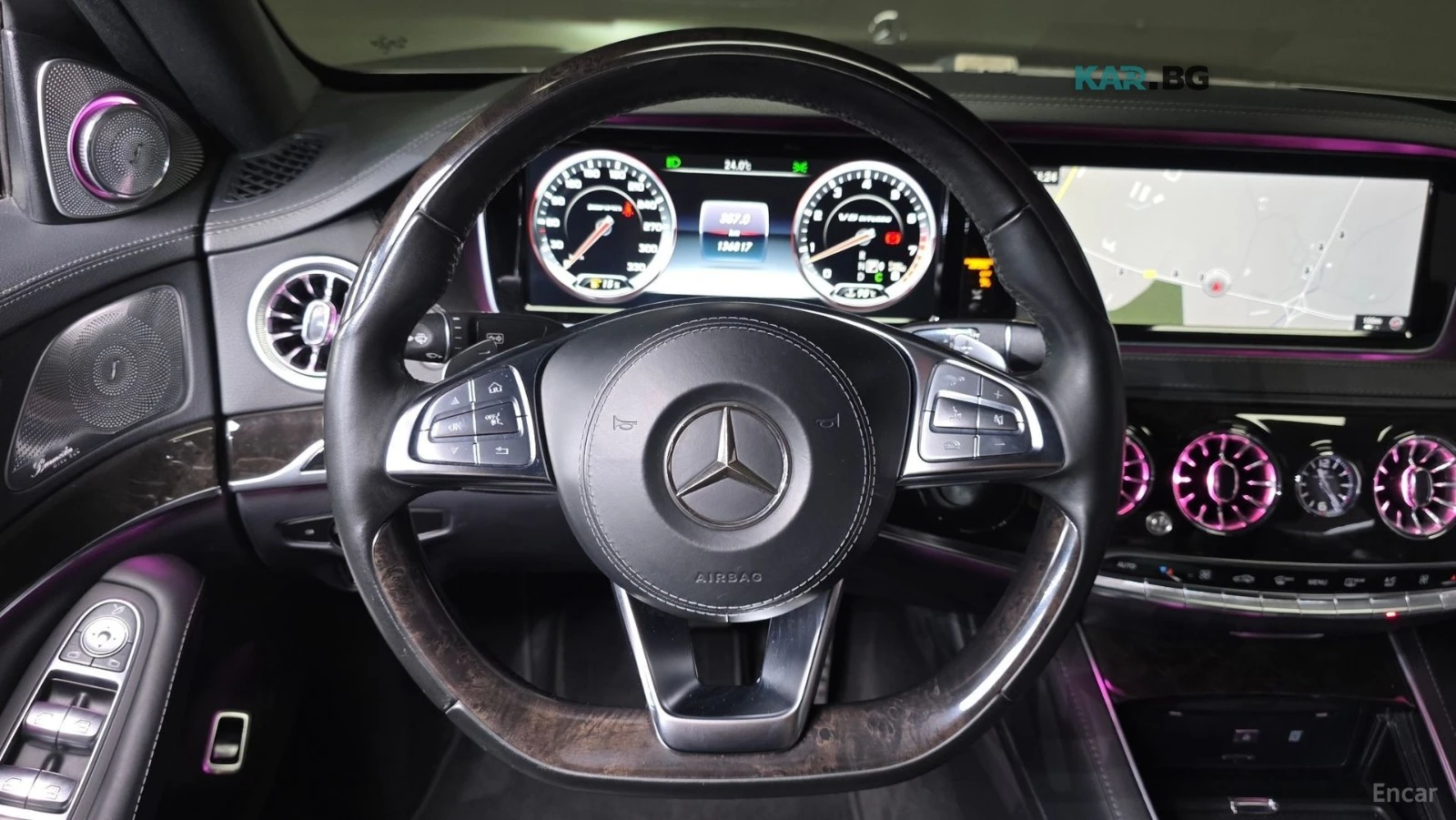 Mercedes-Benz S 63 AMG 4MATIC* ����* �������* ������* BURMASTER* PANO* 36 | Mobile.bg � ����������� 11