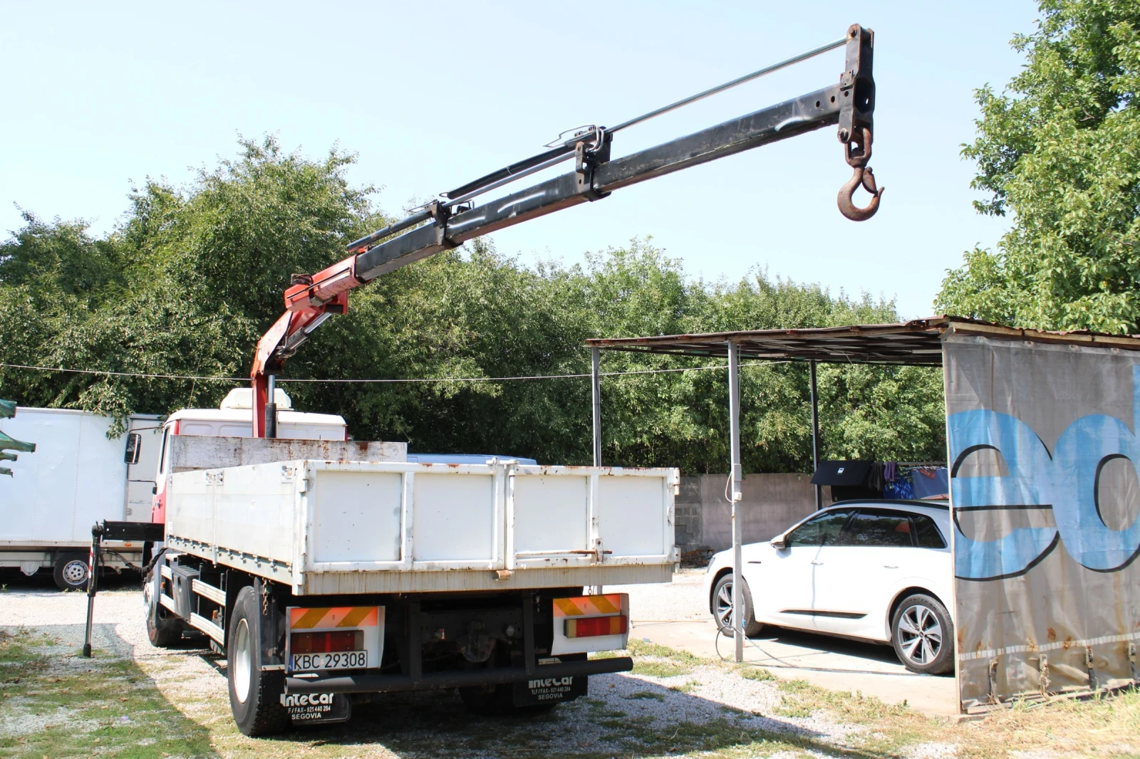Man 18.232 18224 / САМОСВАЛ С КРАН FASSI F80 , снимка 6 - Камиони - 55643132
