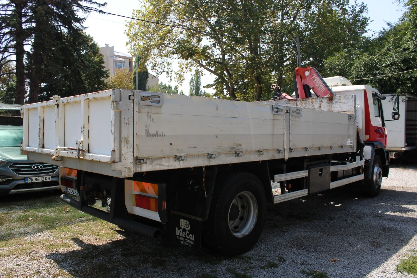 Man 18.232 18224 / САМОСВАЛ С КРАН FASSI F80 , снимка 14 - Камиони - 55643132