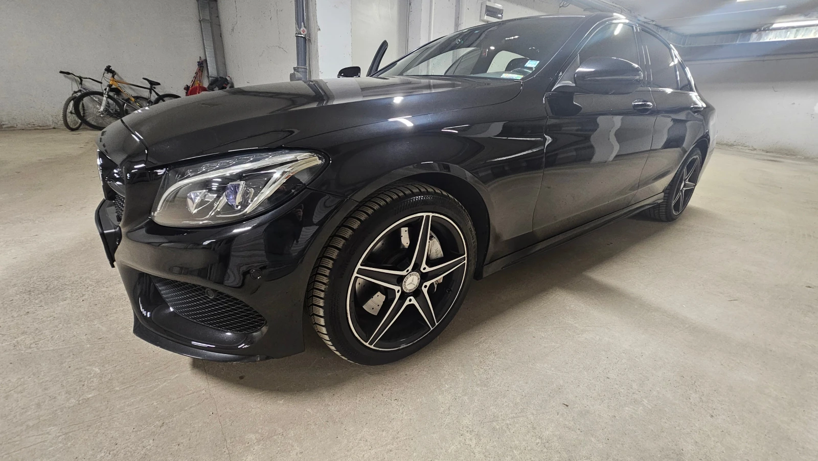 Mercedes-Benz C 250 4Matic AMG Distronic Plus Keyless 360 Camera , снимка 14 - Автомобили и джипове - 54914795