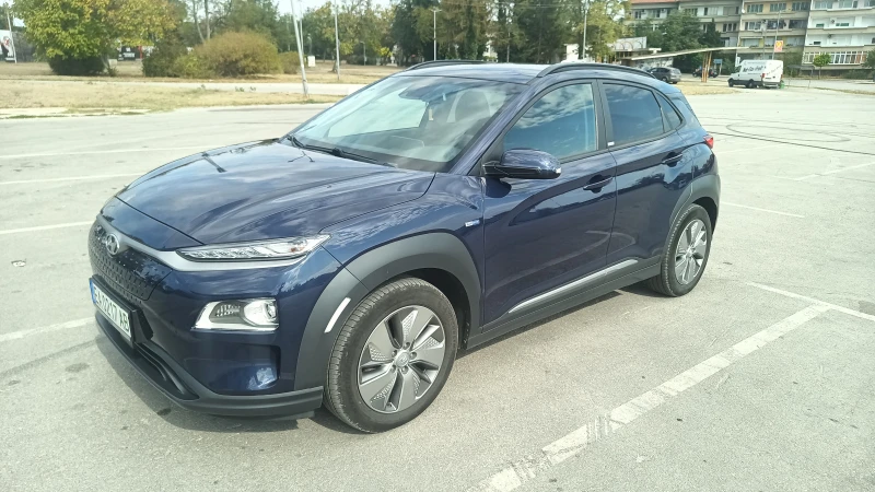 Hyundai Kona 64KWh, 204k., ТЕРМОПОМПА, снимка 1 - Автомобили и джипове - 47393670