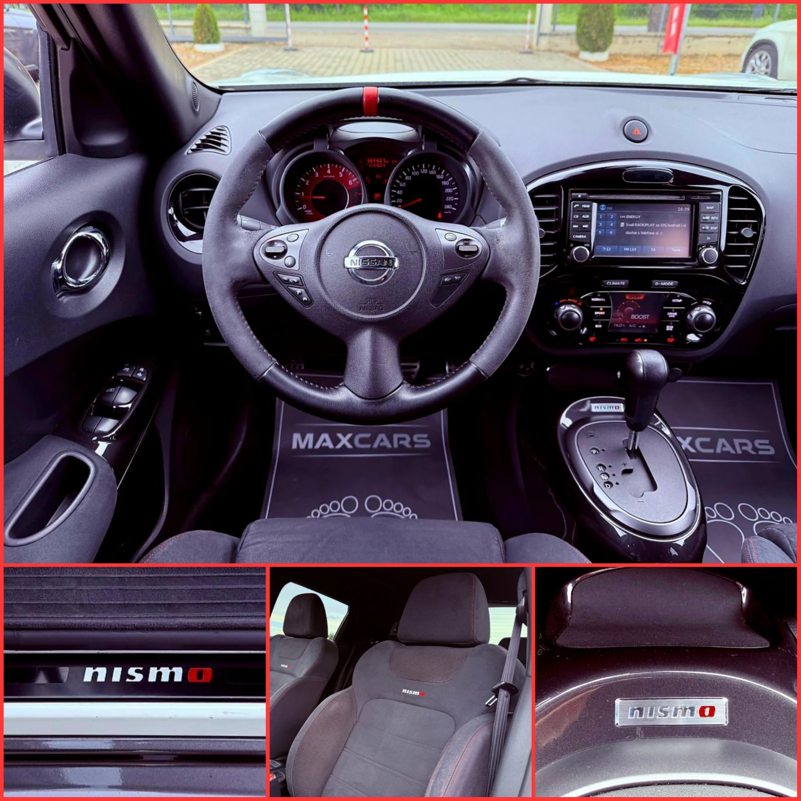 Nissan Juke NISMO 4X4 1.6DIG-T/СОБСТВЕН ЛИЗИНГ, снимка 15 - Автомобили и джипове - 54179327