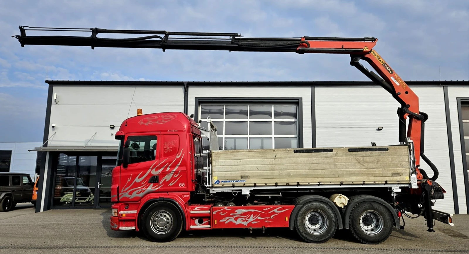 Scania G 480 6х4, Самосвал с Кран, , , снимка 6 - Камиони - 54495814