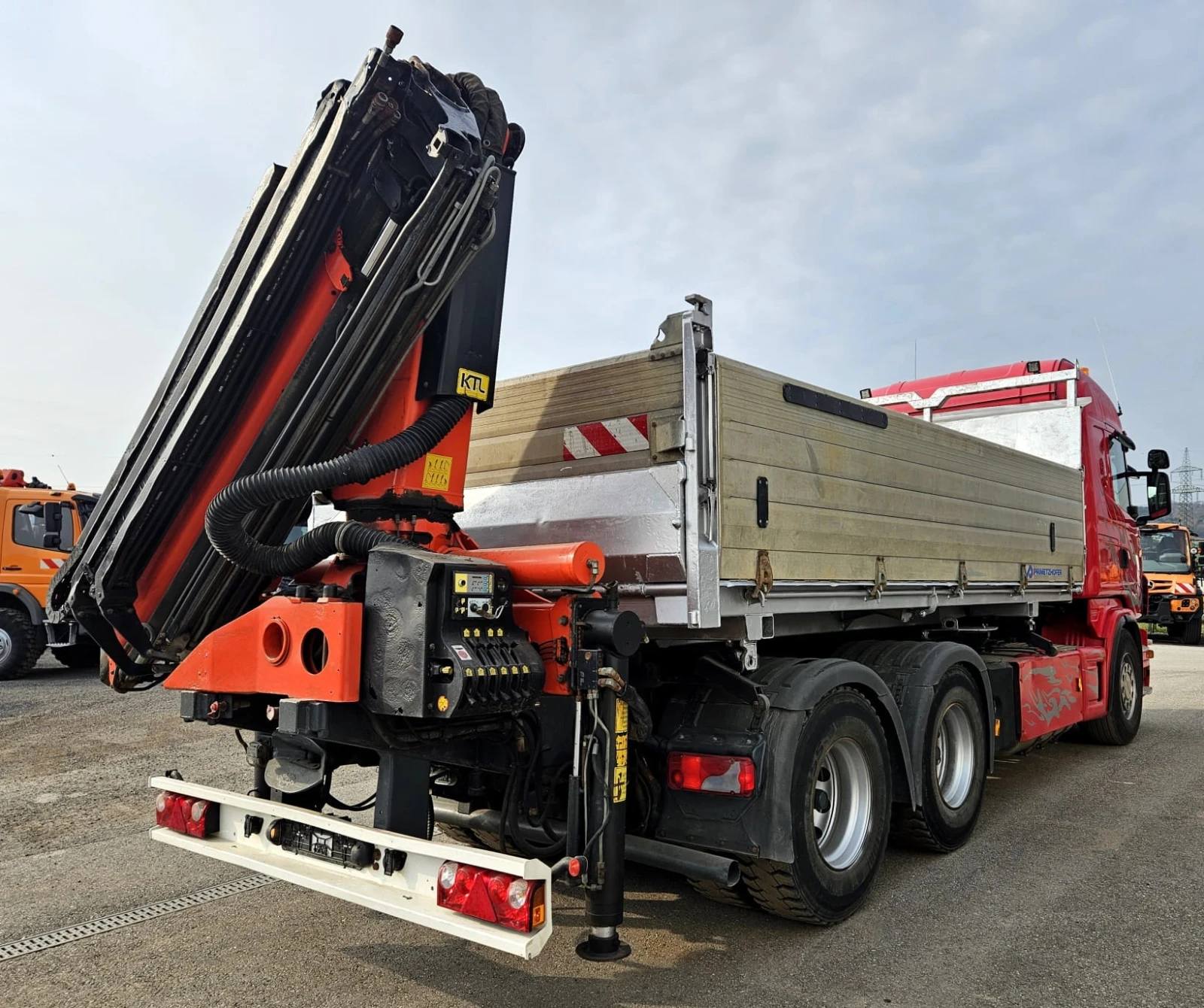 Scania G 480 6х4, Самосвал с Кран, , , снимка 17 - Камиони - 54495814