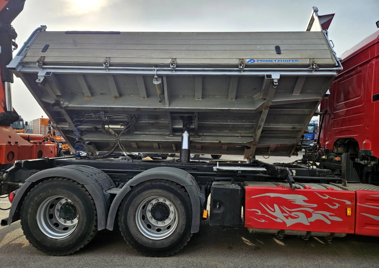 Scania G 480 6х4, Самосвал с Кран, , , снимка 12 - Камиони - 54495814