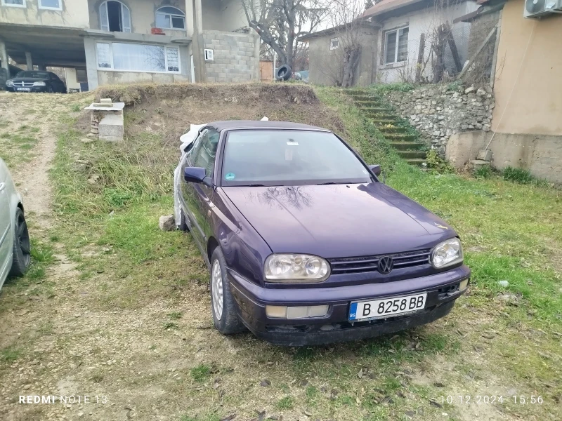 VW Golf Cabriolet , снимка 2 - Автомобили и джипове - 48621945