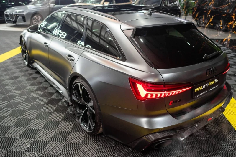 Audi Rs6 FULL ABT PACK CARBON CERAMIC ПАНО B&O ЛИЗИНГ 100%, снимка 7 - Автомобили и джипове - 53398269