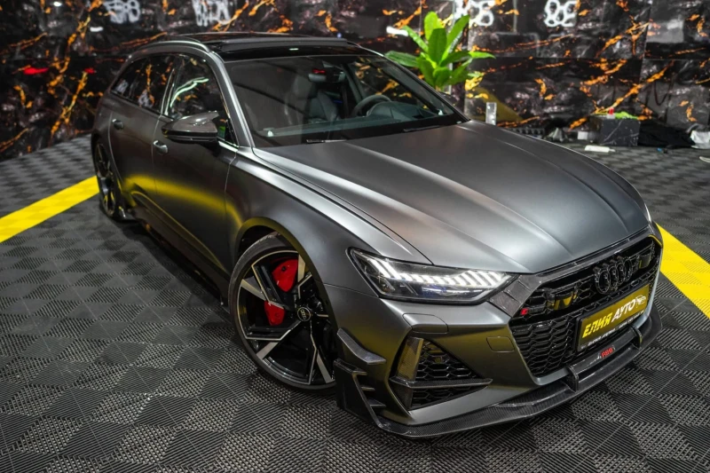 Audi Rs6 FULL ABT PACK CARBON CERAMIC ПАНО B&O ЛИЗИНГ 100%, снимка 2 - Автомобили и джипове - 53398269