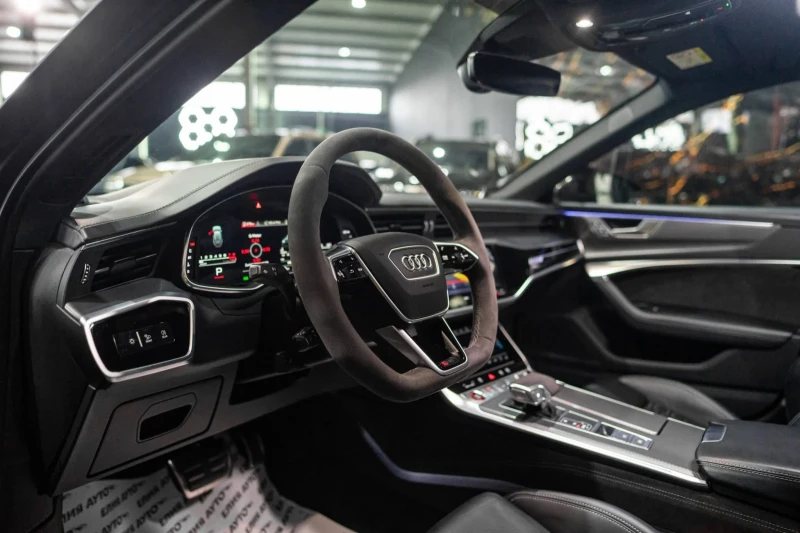 Audi Rs6 FULL ABT PACK CARBON CERAMIC ПАНО B&O ЛИЗИНГ 100%, снимка 12 - Автомобили и джипове - 53398269