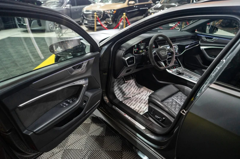 Audi Rs6 FULL ABT PACK CARBON CERAMIC ПАНО B&O ЛИЗИНГ 100%, снимка 11 - Автомобили и джипове - 53398269