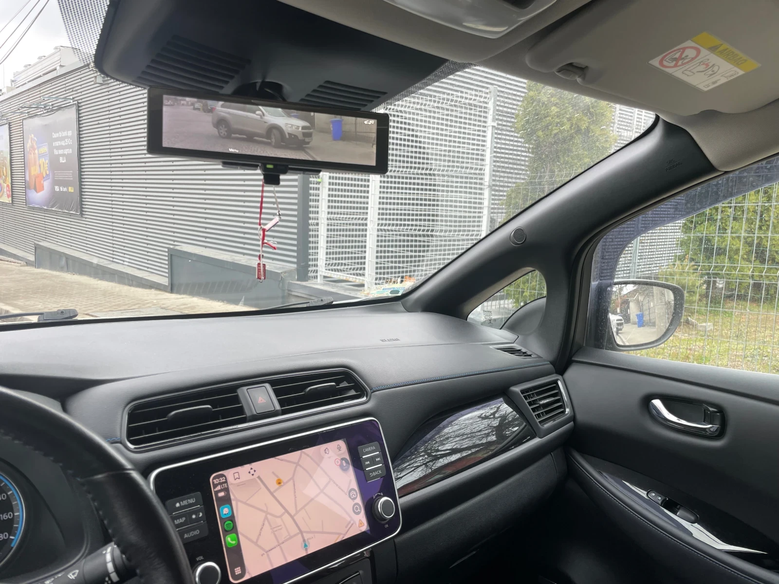 Nissan Leaf  TEKNA, кожа, термопомпа , снимка 12 - Автомобили и джипове - 54724341