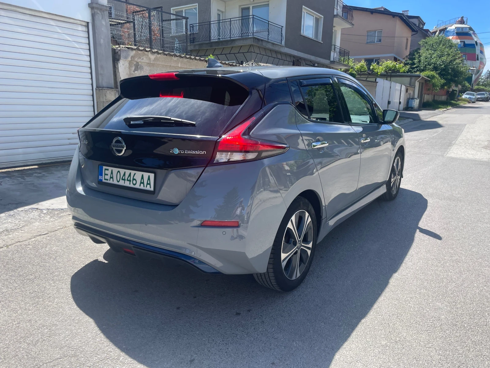 Nissan Leaf  TEKNA, кожа, термопомпа , снимка 4 - Автомобили и джипове - 54724341
