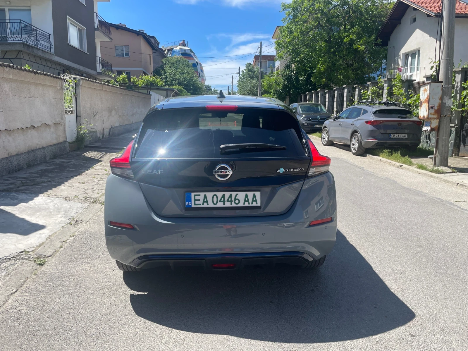 Nissan Leaf  TEKNA, кожа, термопомпа , снимка 6 - Автомобили и джипове - 54724341