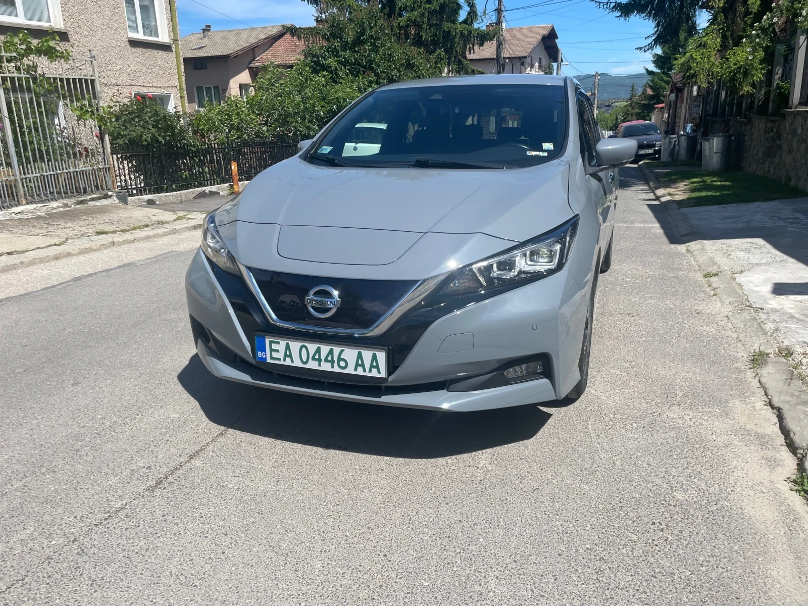 Nissan Leaf  TEKNA, кожа, термопомпа , снимка 2 - Автомобили и джипове - 54724341