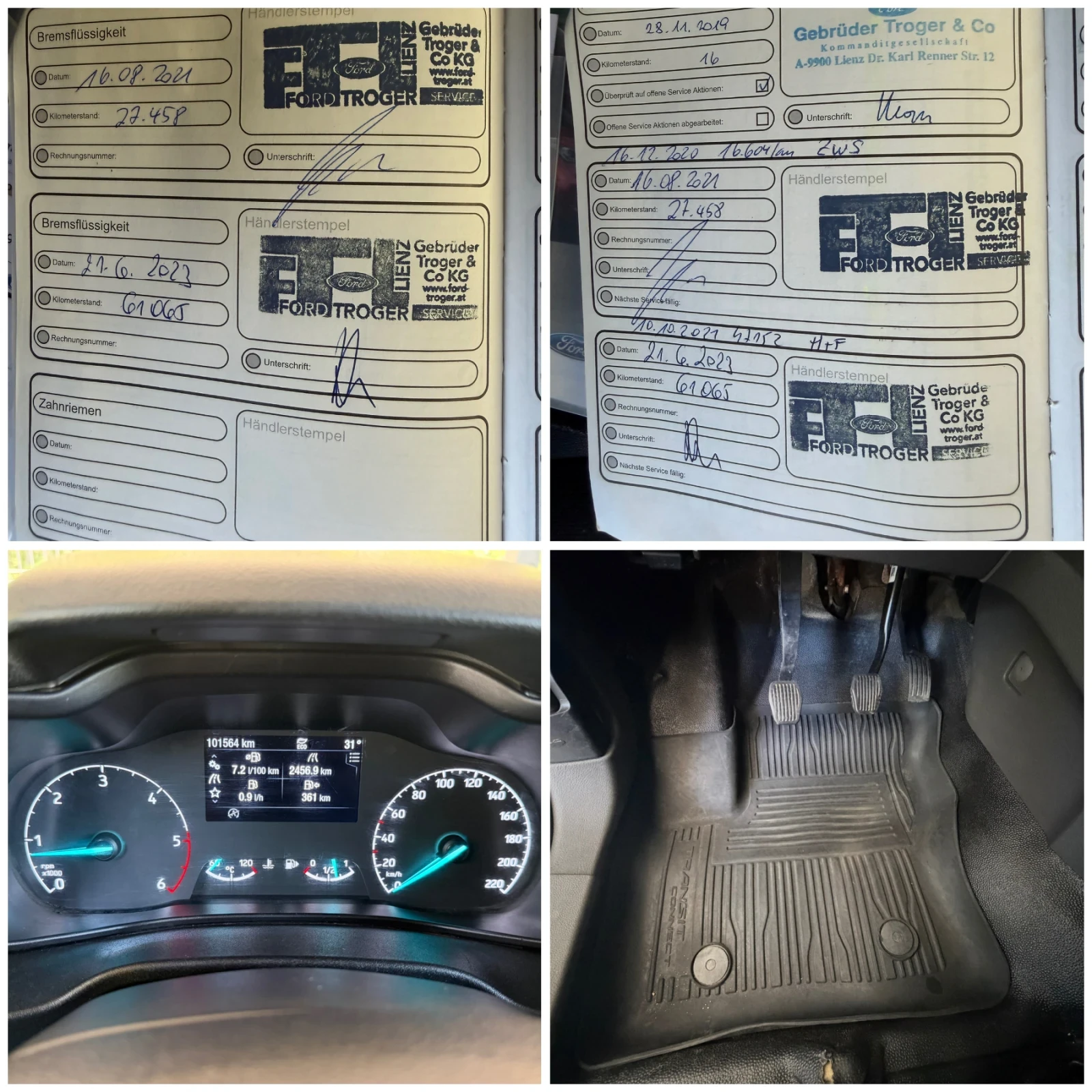 Ford Connect 1.5TDCI* MAXI* REALNI KM* , снимка 14 - Автомобили и джипове - 55336718