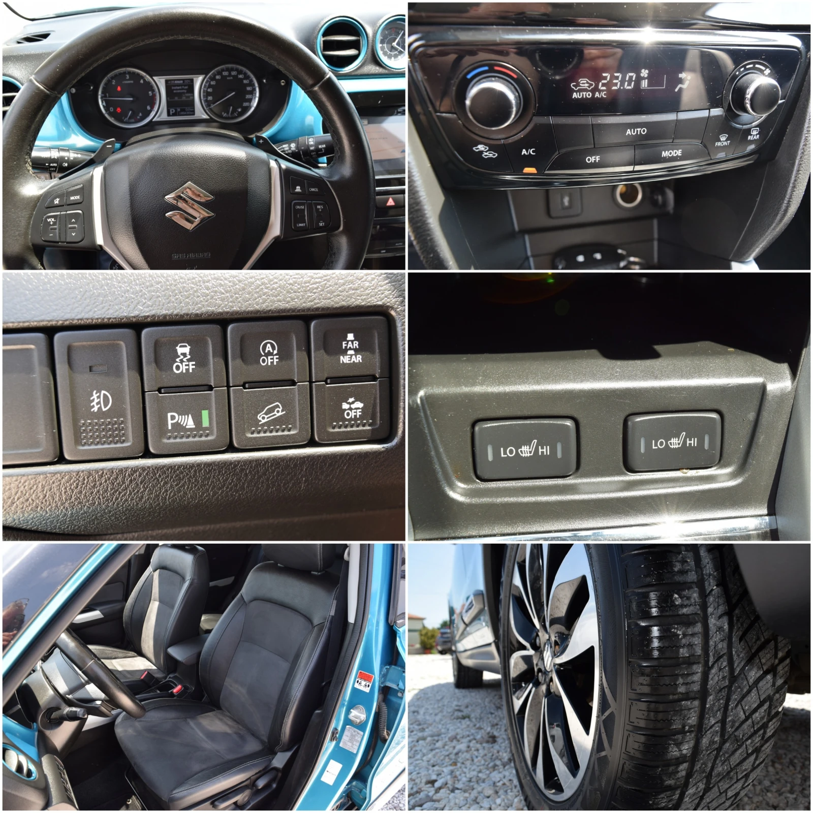 Suzuki Vitara 1.6ddis* Автоматик* 4x4* Нави* Keyless* Euro6B, снимка 16 - Автомобили и джипове - 54789353
