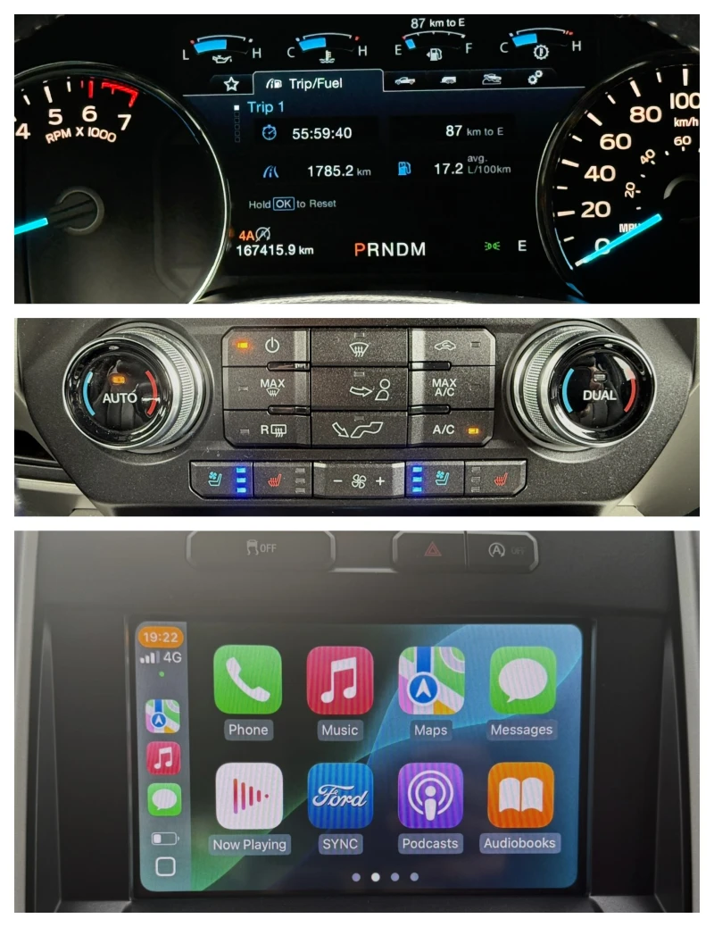 Ford F150 3.5 V6 LARIAT / KEYLESS / 4X4/ LED / CAR PLAY, снимка 9 - Автомобили и джипове - 50608442