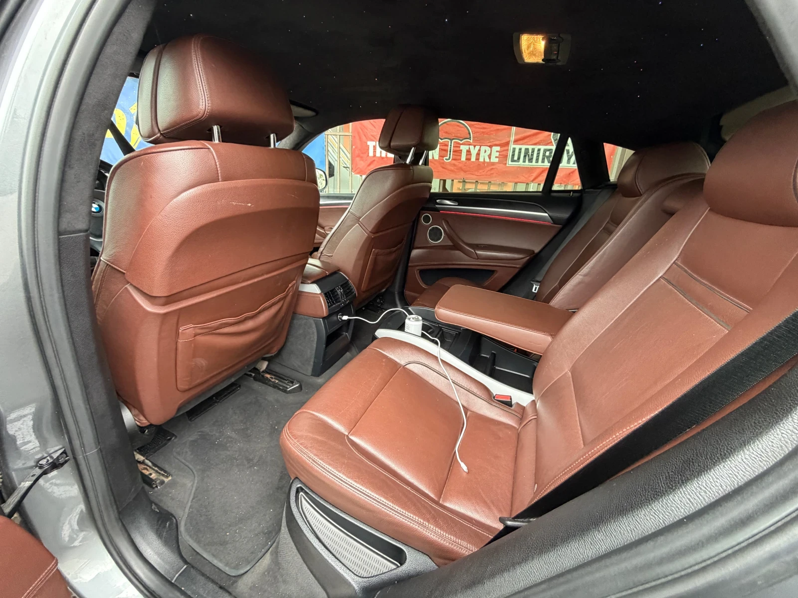 BMW X6 3.0D* Светеща* Таван* Android, снимка 8 - Автомобили и джипове - 54583362