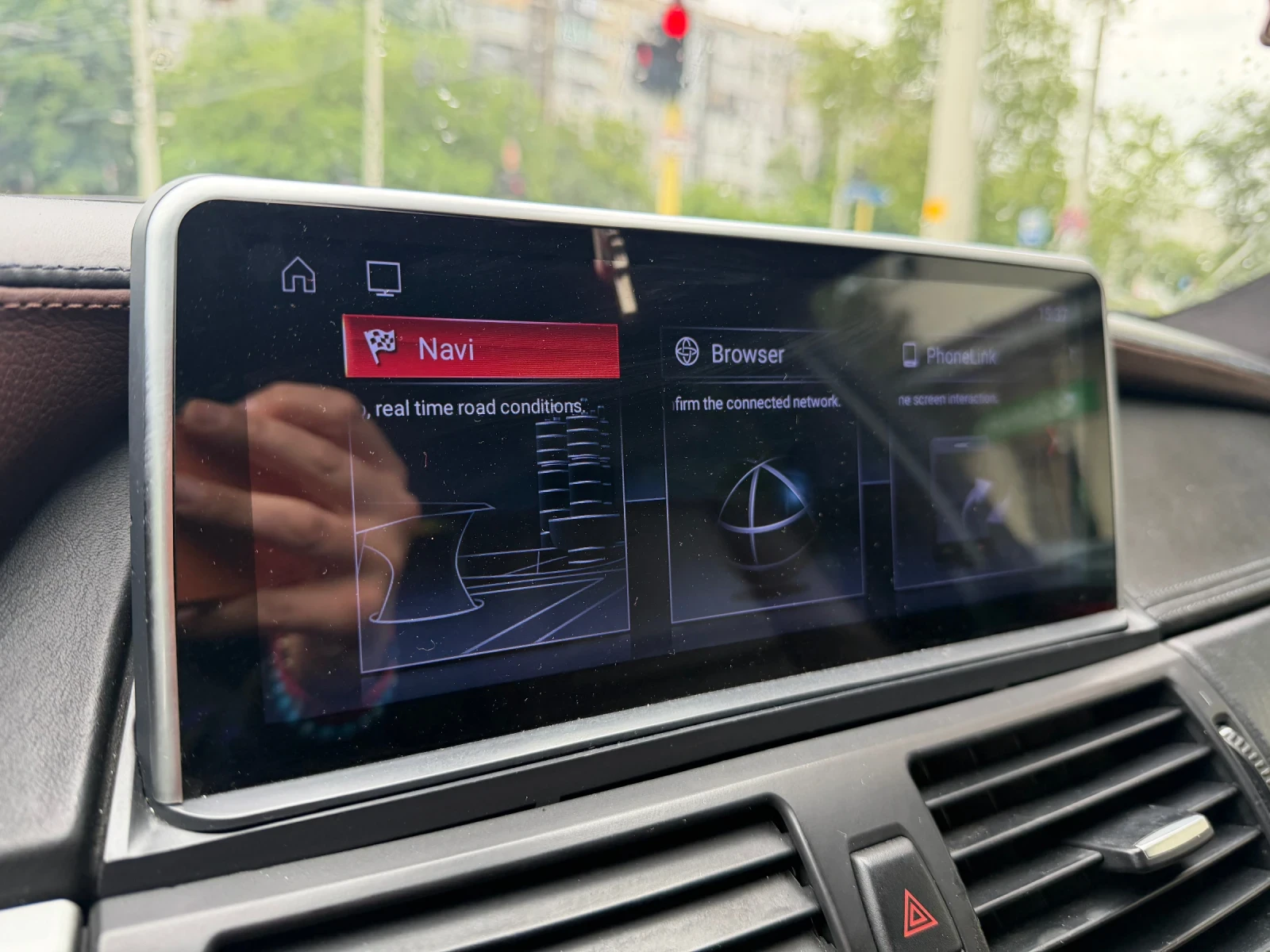 BMW X6 3.0D* Светеща* Таван* Android, снимка 14 - Автомобили и джипове - 54583362