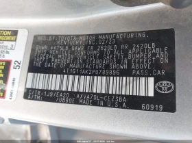 Toyota Camry 2.5L I-4 DI, DOHC, VVT, 203HP Front Wheel Drive - 13300 € / 26012.54 лв. - 56597146 9