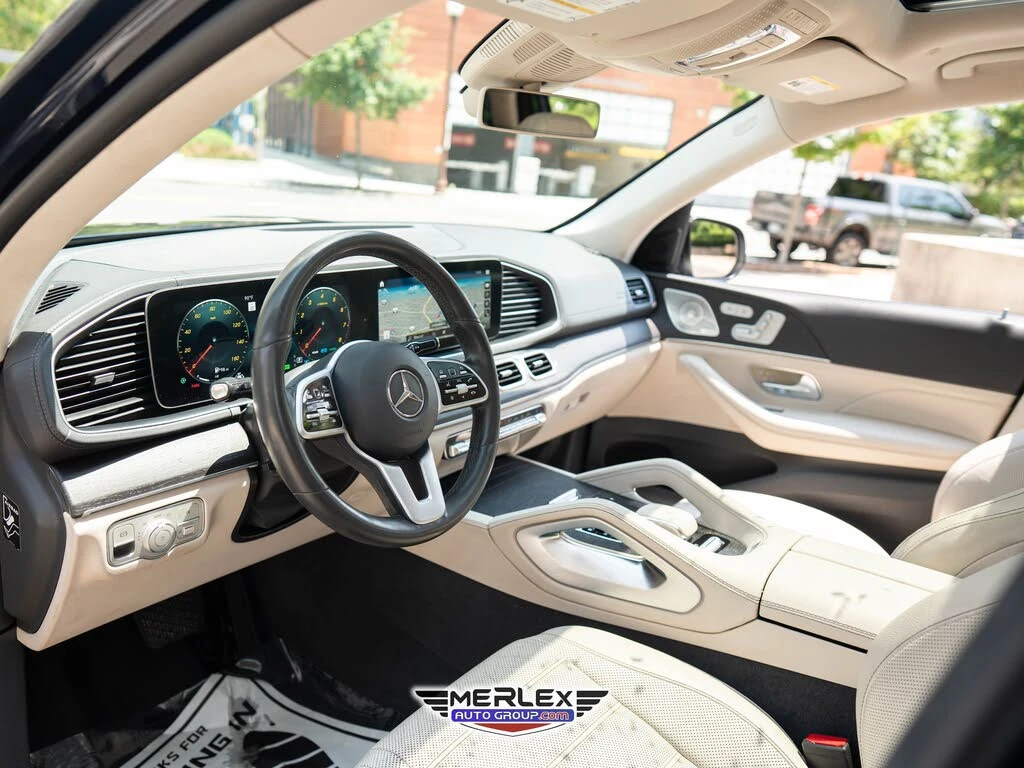 Mercedes-Benz GLS 450 PANO/BURMESTER/360 KAMEPA/LANE ASSIST/ОБДУХВАНЕ - изображение 9