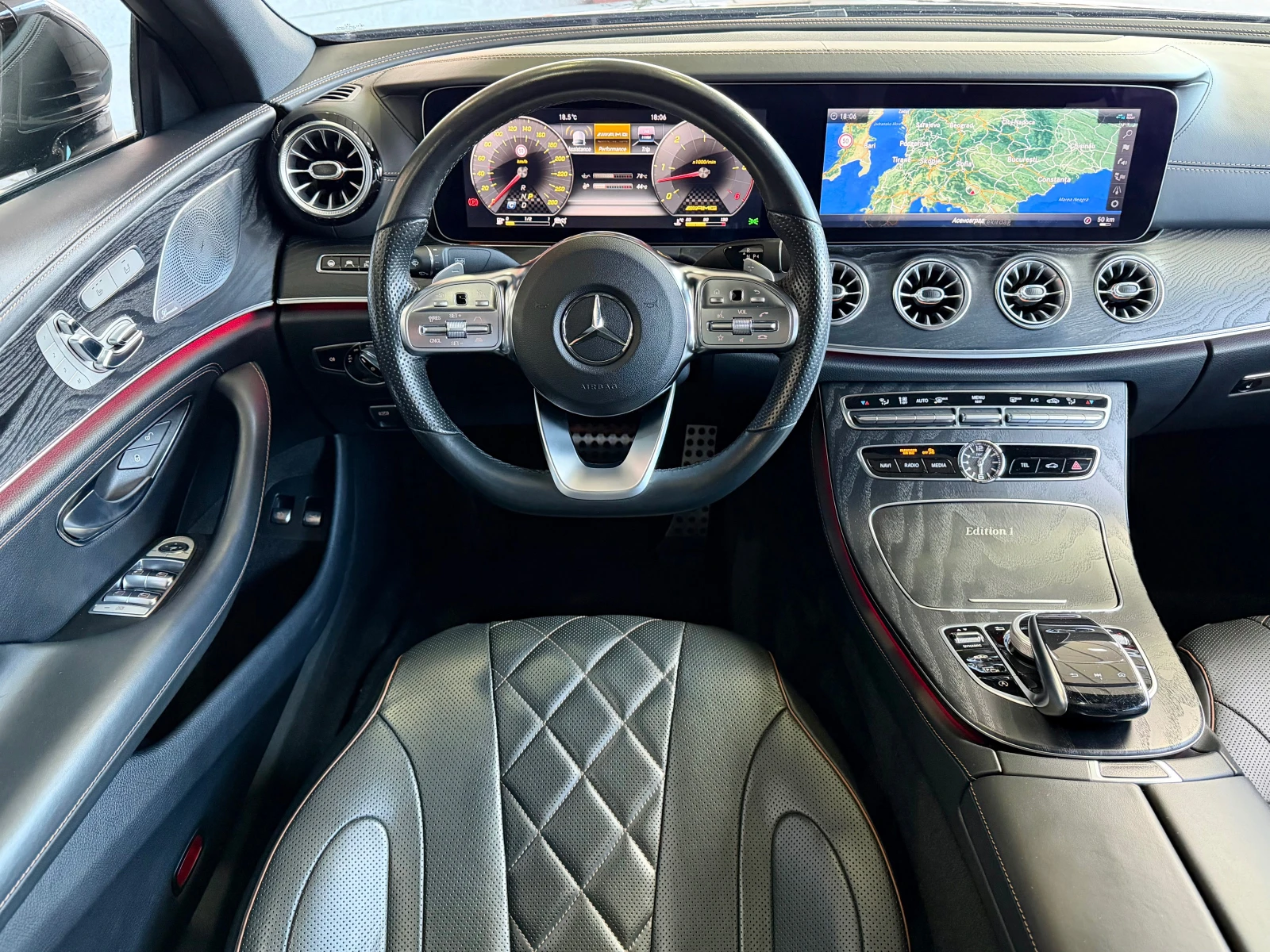 Mercedes-Benz CLS 400 AMG 4-MATIC Edition1 #DISTR#Cam360#BURMESTER#HUD#, снимка 10 - Автомобили и джипове - 54169167