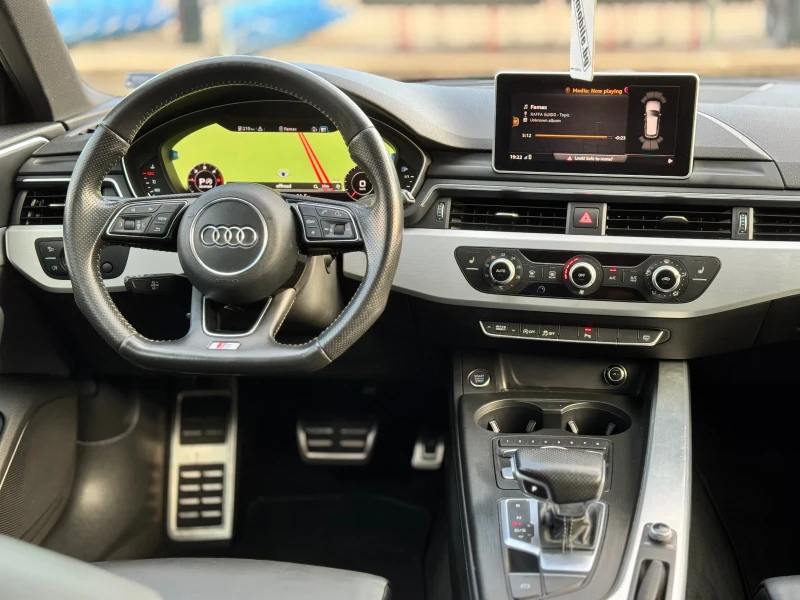 Audi A4 2.0TDi~190hp~3xS-LINE~QUATTRO~FULL LED~PANORAMA, снимка 10 - Автомобили и джипове - 50947634