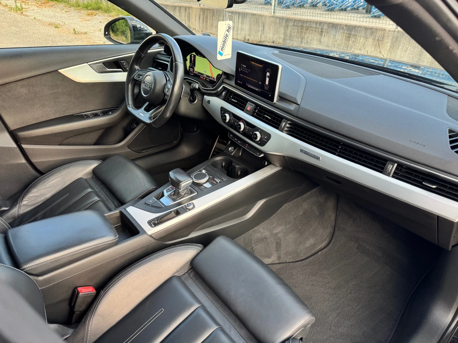 Audi A4 2.0TDi~190hp~3xS-LINE~QUATTRO~FULL LED~PANORAMA | Mobile.bg — изображение 14