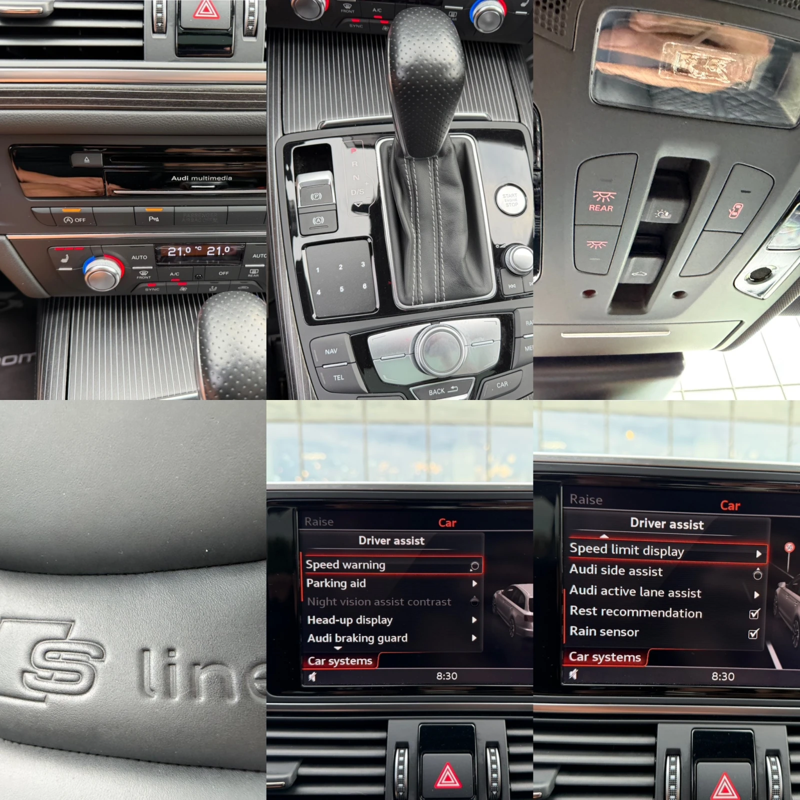 Audi A6 COMPETITION-3.0BI-TDI-ПАНОРАМА-KEY-GO-360-KAM-BLIN, снимка 15 - Автомобили и джипове - 55322049