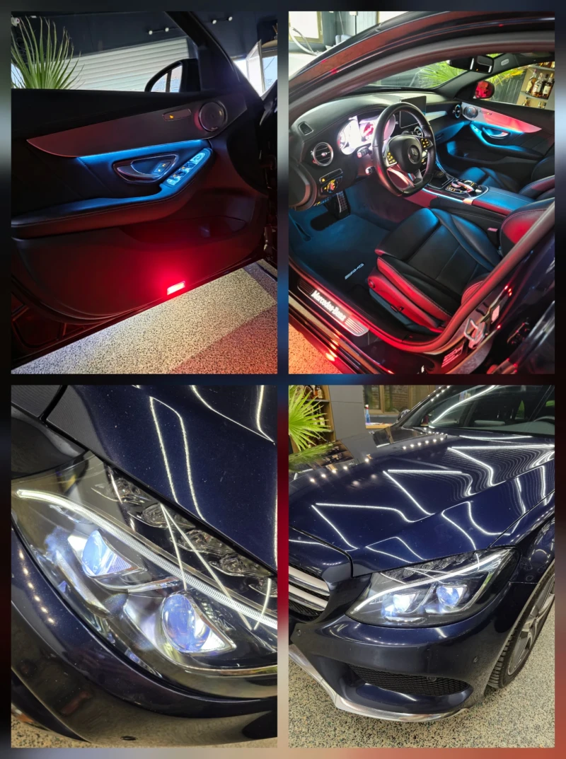 Mercedes-Benz C 250 AMG Kamera Burmester, снимка 16 - Автомобили и джипове - 51132448