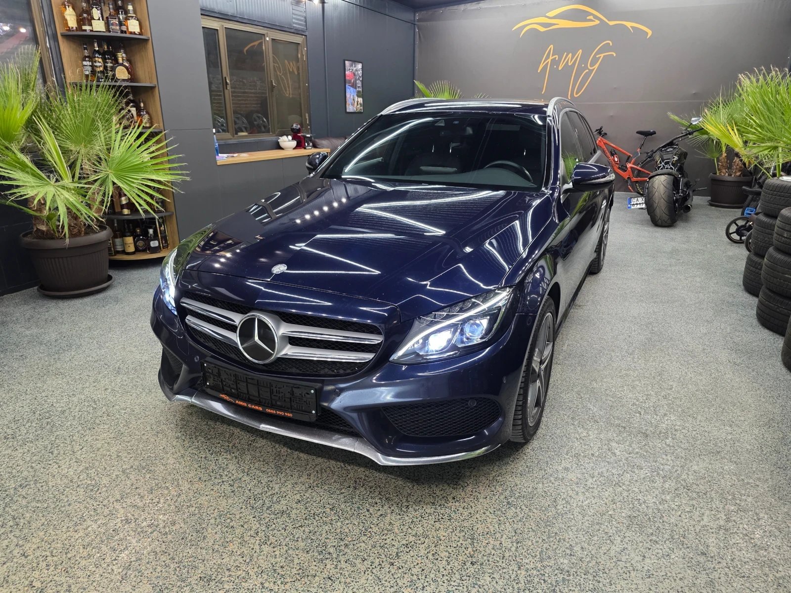 Mercedes-Benz C 250 AMG Kamera Burmester, снимка 1