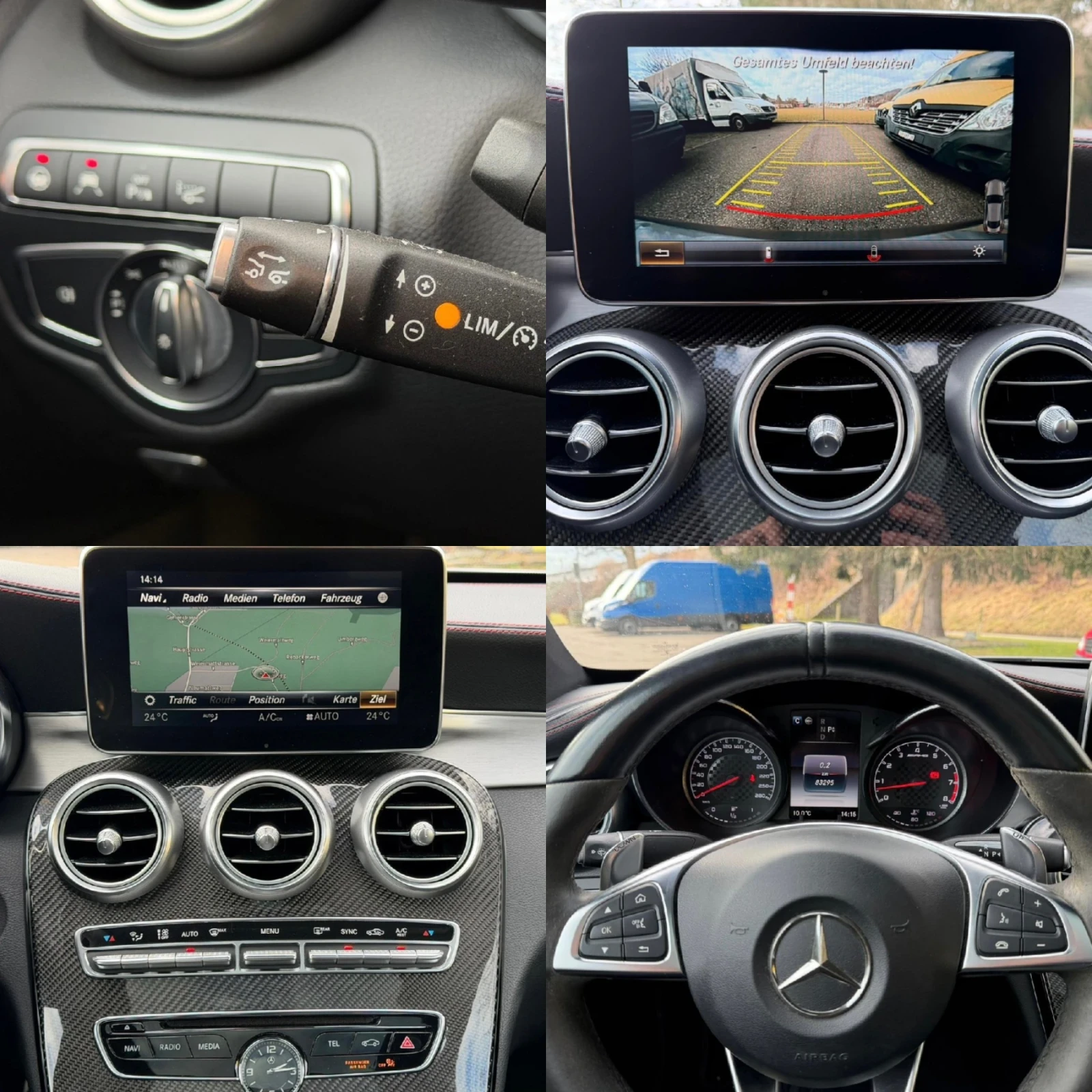 Mercedes-Benz C 43 AMG 4MATIC* 9GTRONIC* SPORTSITZE* BURMESTER* , снимка 15 - Автомобили и джипове - 54721485