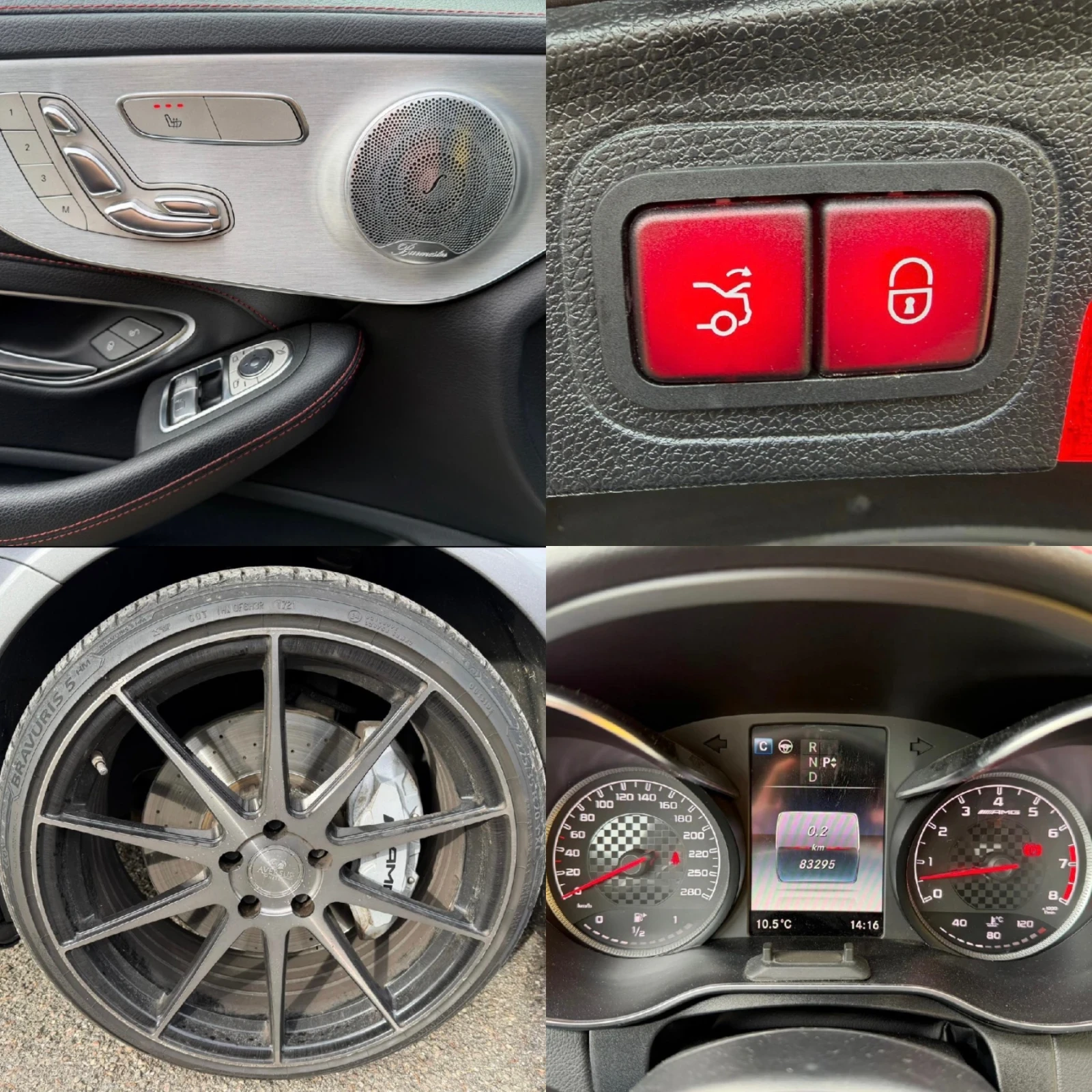 Mercedes-Benz C 43 AMG 4MATIC* 9GTRONIC* SPORTSITZE* BURMESTER* , снимка 14 - Автомобили и джипове - 54721485