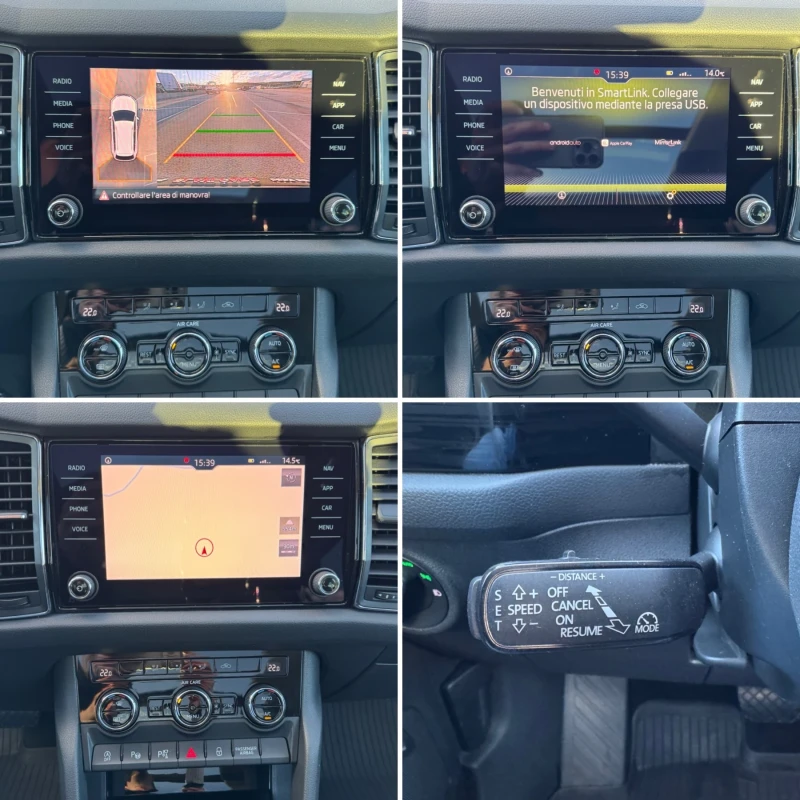 Skoda Kodiaq 2.0 TDI DSG DISTRONIC/KEYLESS/7 SEATS/ 360/ PANO, снимка 12 - Автомобили и джипове - 52216131