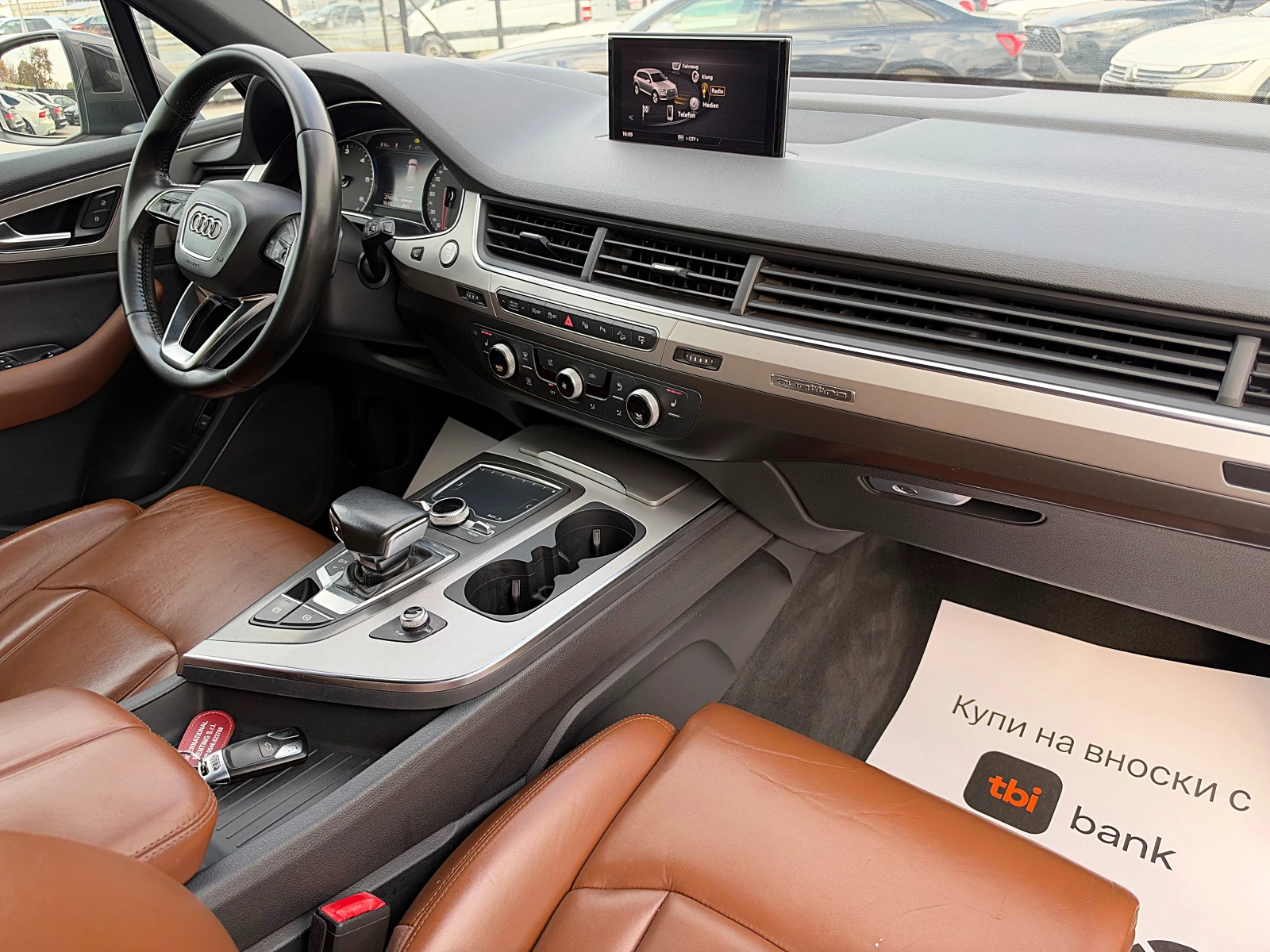 Audi Q7 Sline-4x4-Sport Paket-360Kameri-Led-Bixenon-!!!, снимка 13 - Автомобили и джипове - 56630835