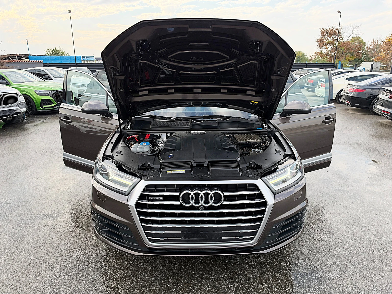 Audi Q7 Sline-4x4-Sport Paket-360Kameri-Led-Bixenon-!!!, снимка 16 - Автомобили и джипове - 56630835