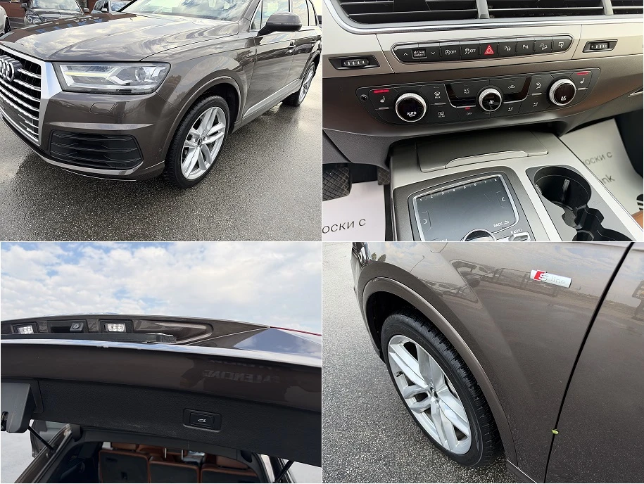 Audi Q7 Sline-4x4-Sport Paket-360Kameri-Led-Bixenon-!!!, снимка 17 - Автомобили и джипове - 56630835