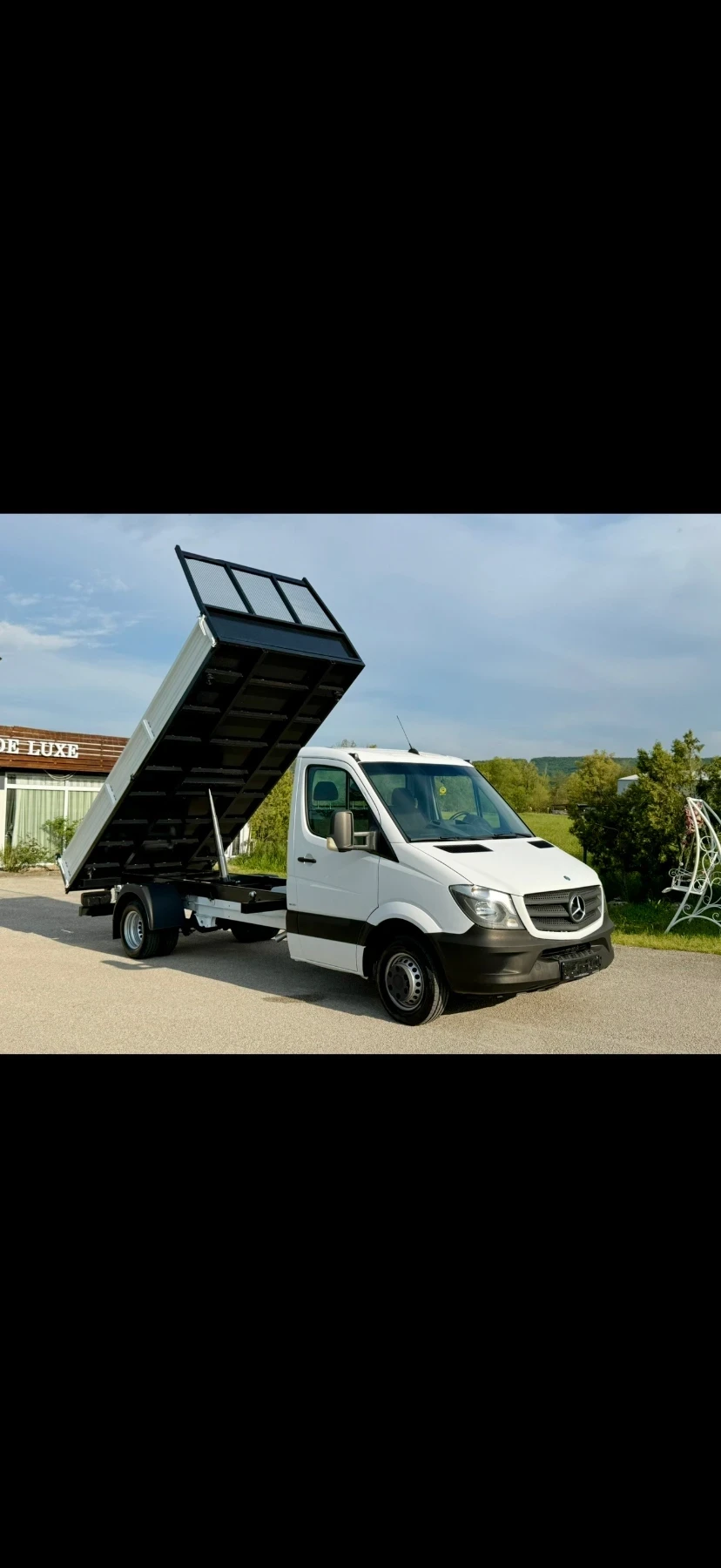 Mercedes-Benz Sprinter 513 Самосвал 4.50м кош* Климатик, снимка 3 - Бусове и автобуси - 54635576