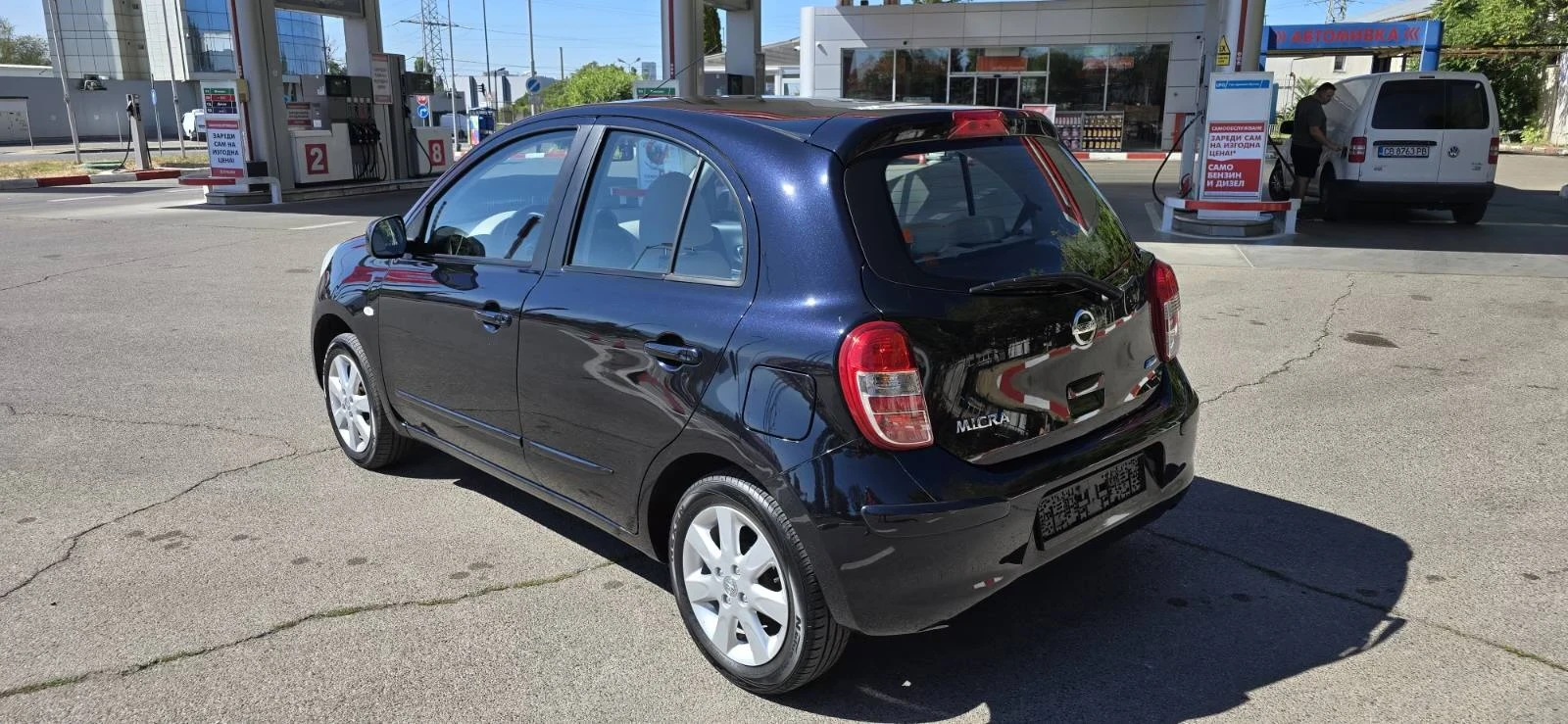 Nissan Micra НАВИГАЦИЯ-105 ХИЛ. КМ РЕАЛНИ-ПЕРФЕКТНА - изображение 3