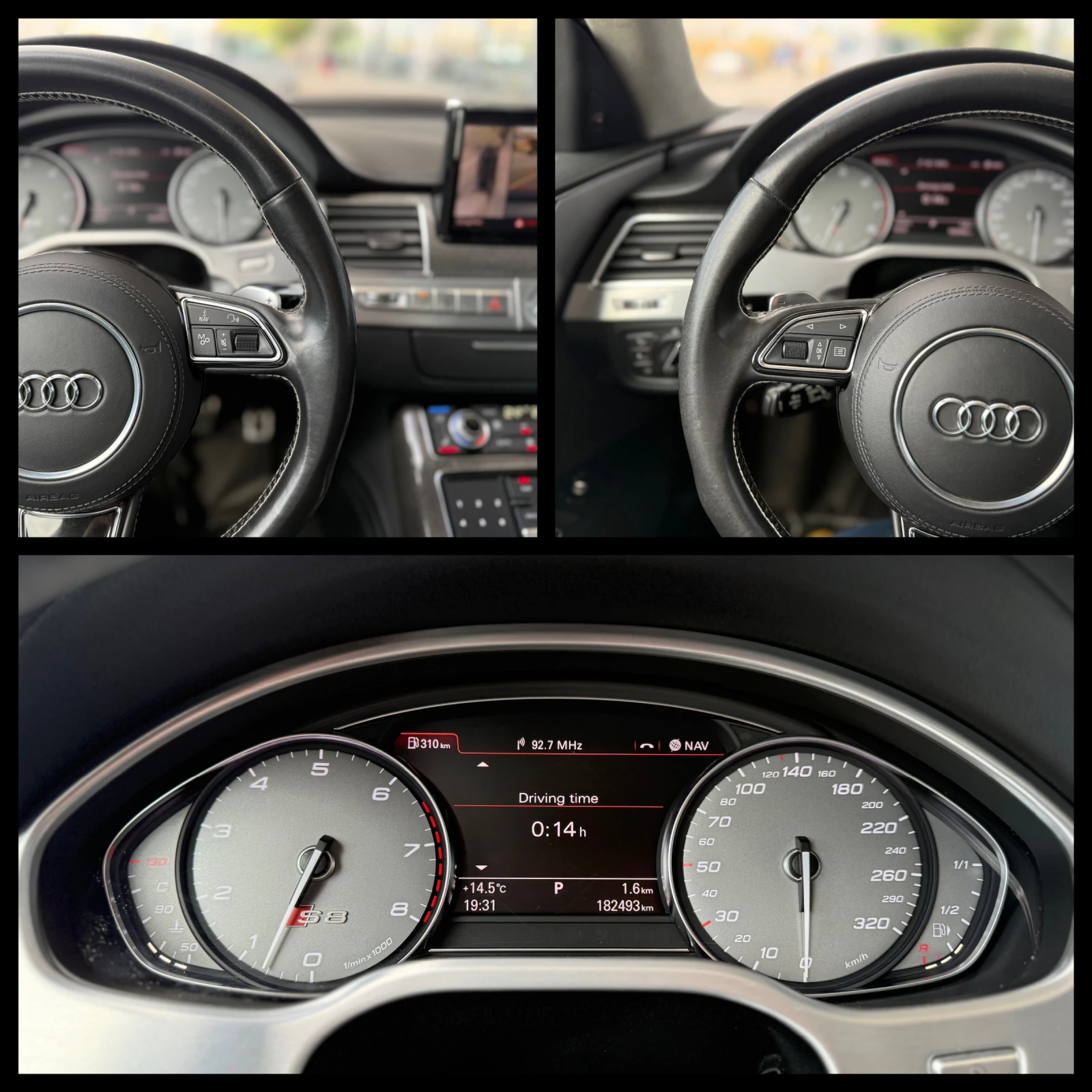 Audi S8 6 МЕСЕЦА ГАРАНЦИЯ/4.0i 520к.с. Швейцария, снимка 12 - Автомобили и джипове - 54594355