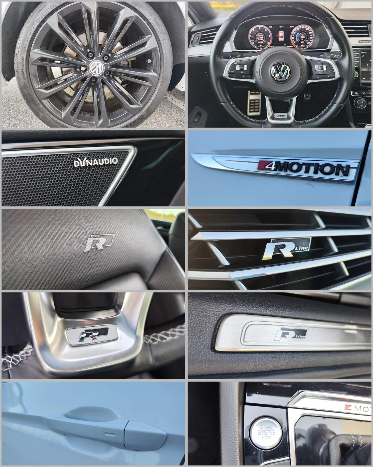 VW Passat * 2.0 TDI* 3 x R Line* 4-MOTION* HIGHLINE* FULL, снимка 15 - Автомобили и джипове - 55730628
