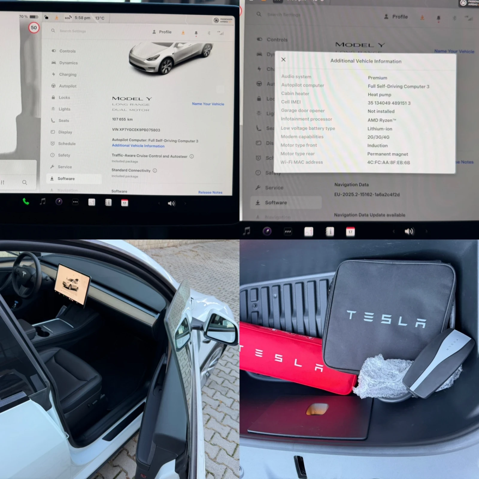 Tesla Model Y DualMotor/LongRange/514hp/03.2023/107kkm | Mobile.bg � ����������� 14