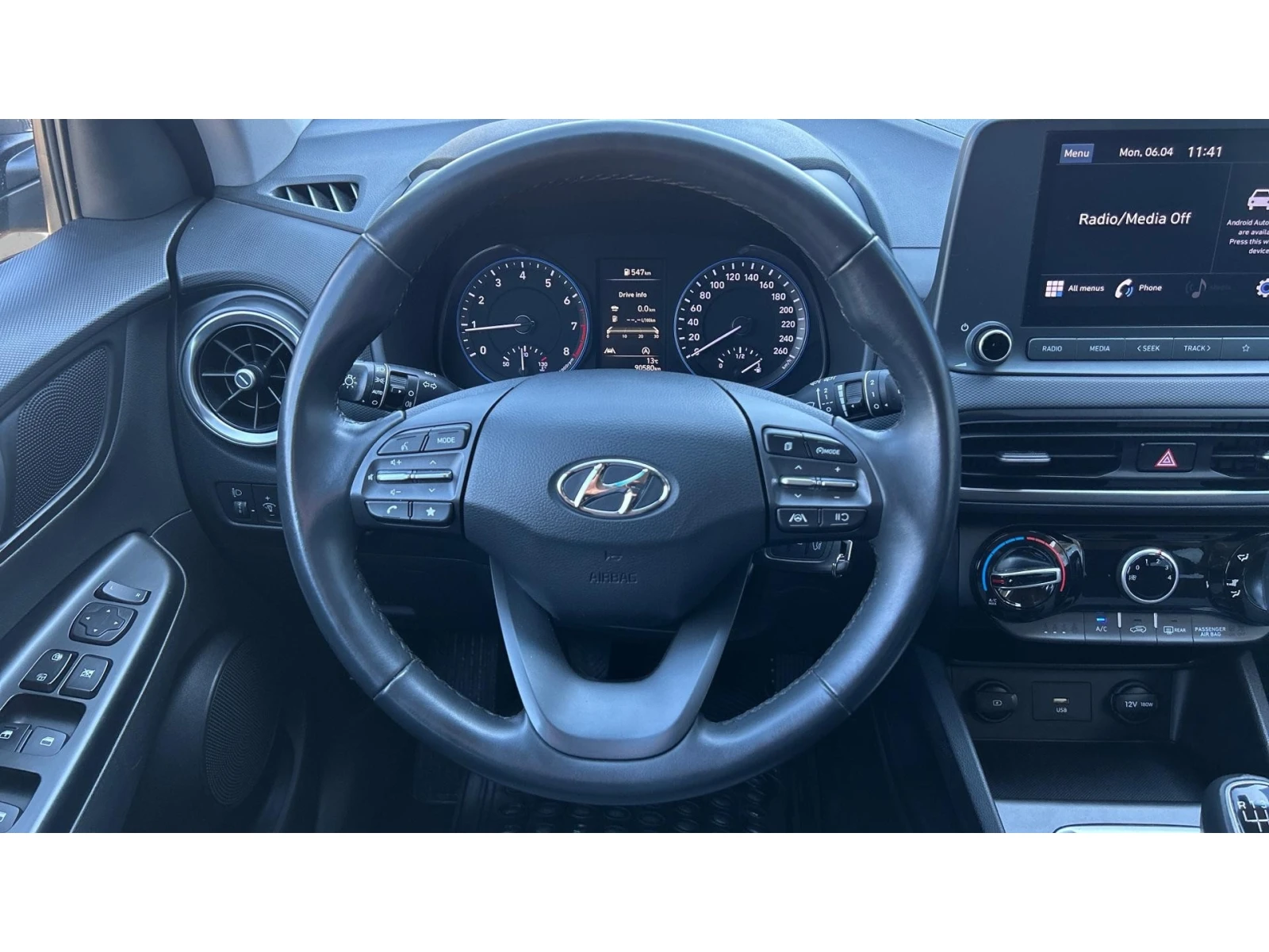 Hyundai Kona 1. 0T-GDI, Месечна вноска от 170  , снимка 13 - Автомобили и джипове - 54147648