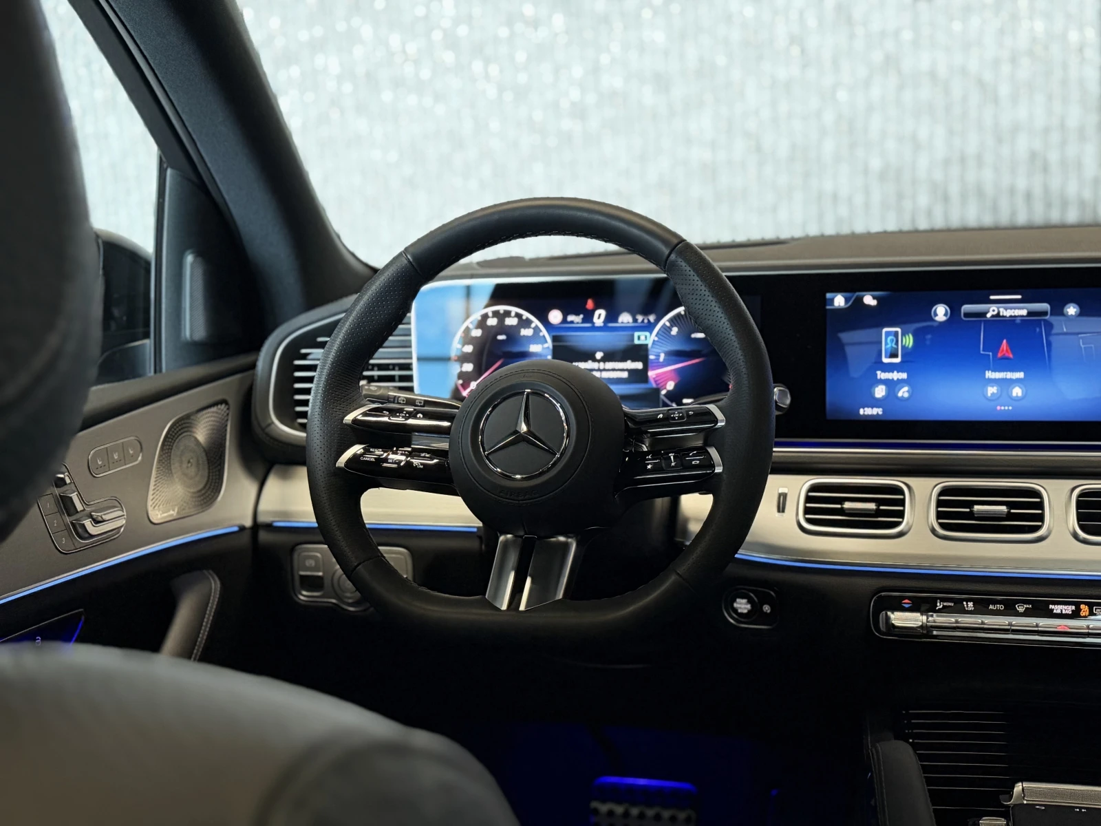Mercedes-Benz GLS 450 d 4M AMG NIGHT AIRMATIC 360 BURM HUD PANO BURM , снимка 8 - Автомобили и джипове - 54681542