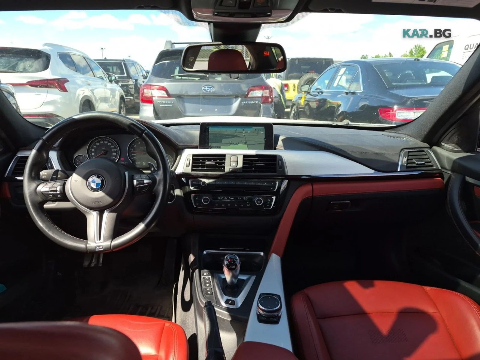 BMW M3 * КОЖА* ПОДГРЕВ* ШИБИДАХ* NAVI* LED* KEYLESS* , снимка 10 - Автомобили и джипове - 54925175