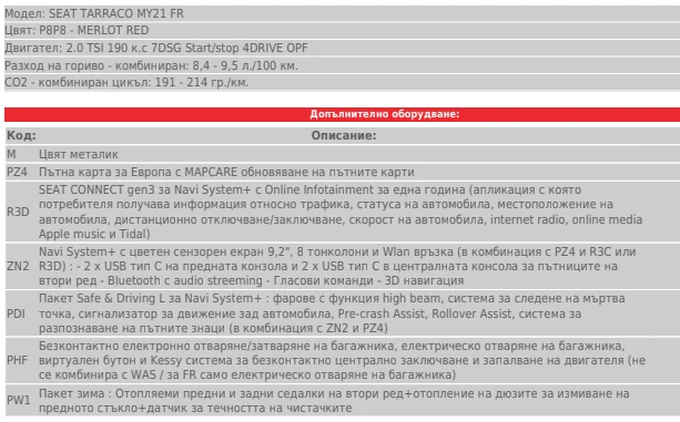 Seat Tarraco FR 4x4 7DSG 2.0TSI 190hp - В Гаранция, снимка 10 - Автомобили и джипове - 53648361