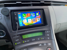 Toyota Prius БЯЛА ПЕРЛА* ГАЗ с OBD* СОЛАР* CarPlay* НОВИ ГУМИ* , снимка 13